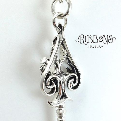受注製作】Spade Bunny Key Pendant【スペード/鍵/うさぎ/数字No
