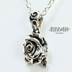 選べるストーン☆ T Rose Pendant ☆浴衣にも♡ 7枚目の画像