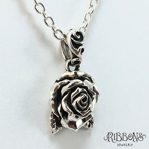 選べるストーン☆ T Rose Pendant ☆浴衣にも♡ 8枚目の画像