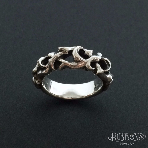 【受注製作】IBARA Ring 【3号〜28号/ペアリング/ピンキーリング/Silver925】 2枚目の画像