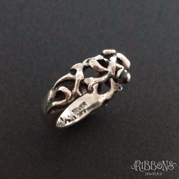 【受注製作】IBARA Ring 【3号〜28号/ペアリング/ピンキーリング/Silver925】 4枚目の画像