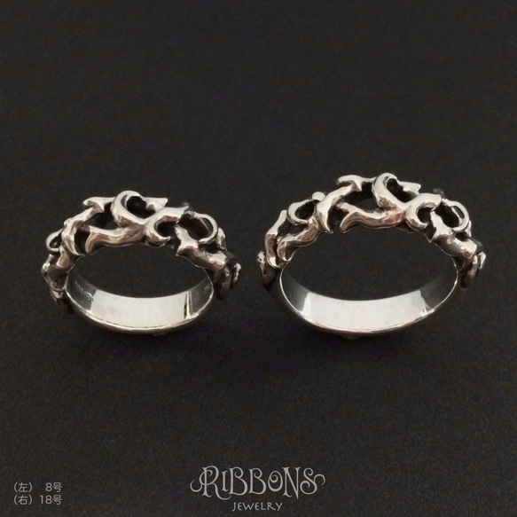 【受注製作】IBARA Ring 【3号〜28号/ペアリング/ピンキーリング/Silver925】 7枚目の画像