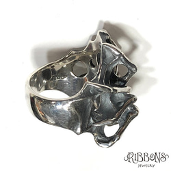 【受注製作】Black Widow Spider Ring【蜘蛛/Silver925/ゴシック】 6枚目の画像