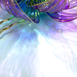 【花簪】睡蓮 -宵紫- 5枚目の画像