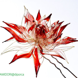 花簪 天竺牡丹ｰ錦鯉ｰ nishikigoi 1枚目の画像