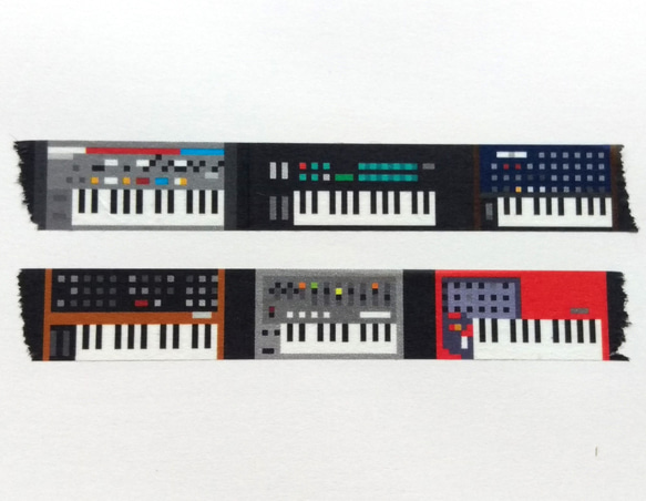 [遮蔽膠帶] Synthesizer Dot Collection Masking Tape 01 第4張的照片