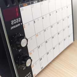 新的！ [2022 日曆] 模擬合成器日曆 SKM-365PE 2022 型號桌面/SKM 經典 第5張的照片