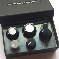 [磁鐵] SKM Monotone Assorted Set Synth Knob Magnet 第5張的照片