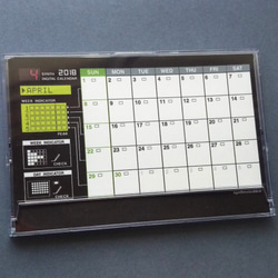 【カレンダー】SYNTH2018 DIGITAL CALENDAR 　卓上カレンダー 2枚目の画像
