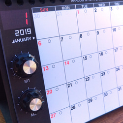 [日曆] SKM-365PE Analog Synth Calendar 2019 Desktop / SKM Classic 第6張的照片