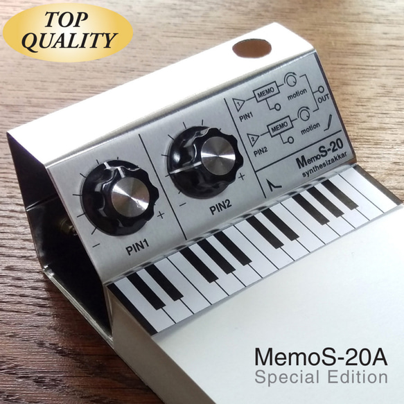 [記事本] Memo S-20A（鋁規格）合成器型，筆架備忘錄，帶SKP 第1張的照片