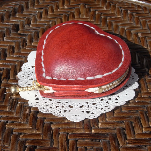 heart pick case [red×white] 3枚目の画像