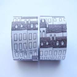 Fabric Ribbon 【City Black /length:1m/width:40mｍ】 第3張的照片