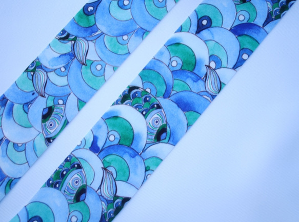 Fabric Ribbon 【Ocean Fish/length:1m/width:45mｍ】 第4張的照片