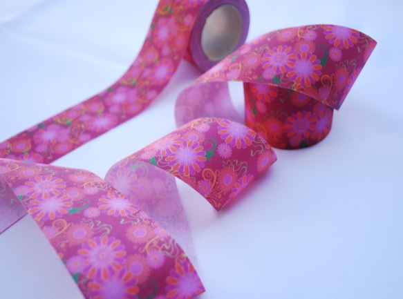 Fabric Ribbon 【Boheme Flure /length:1m/width:45mｍ】 第2張的照片