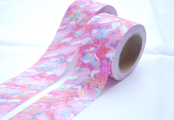 Fabric Ribbon 【Rainy Sunrise /length:1m/width:40mｍ】 第2張的照片