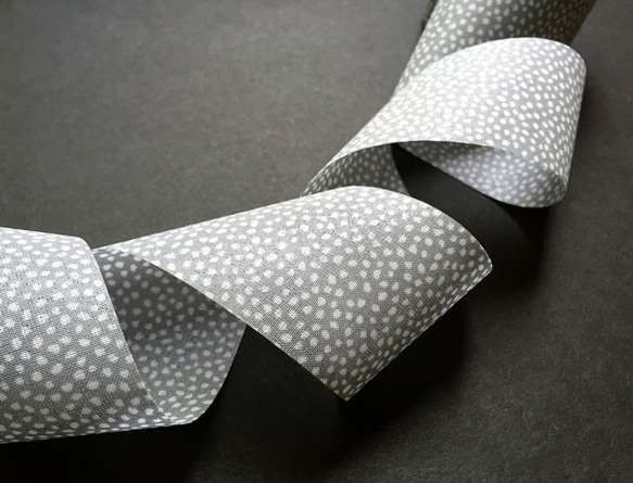 Fabric Ribbon 【Desert Snow /length:1m/width:40mｍ】 第1張的照片