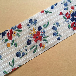 Fabric Ribbon 【little bouquet/length:1m/width:40mｍ】 第3張的照片