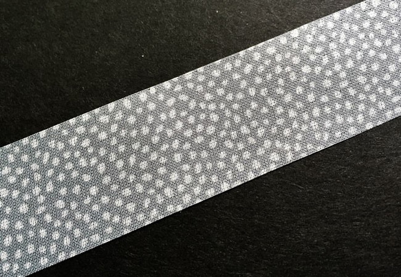 Fabric Ribbon 【Desert Snow /length:1m/width:25mｍ】 第3張的照片