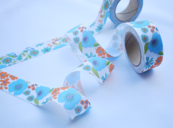 Fabric Ribbon 【Pastel Flure/width:25mｍ】 第2張的照片