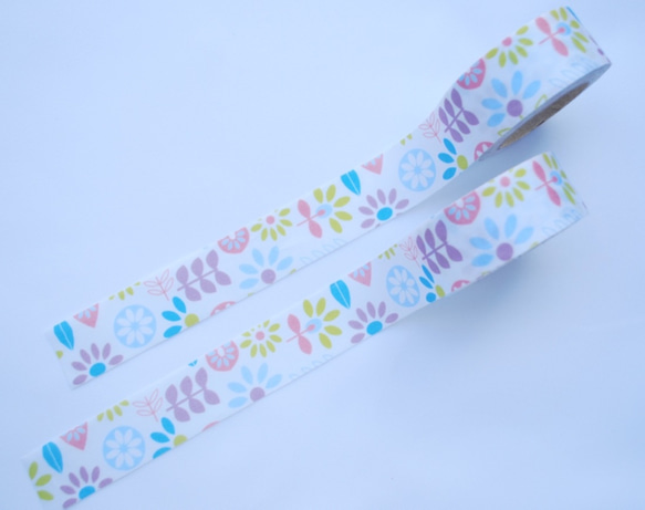 Fabric Ribbon 【Bright Flure/length:1m/width:25mｍ】 第1張的照片