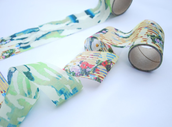 Fabric Ribbon [花園] 用於製作獨一無二的物品 ☆ 50cm ~ 第2張的照片