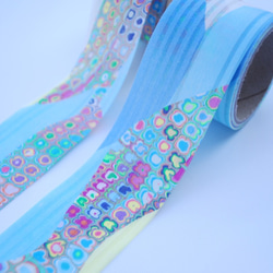 Fabric Ribbon【夢幻之花】意大利面料50cm單元 第4張的照片