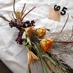 wreath【espoir】dried flower 2枚目の画像