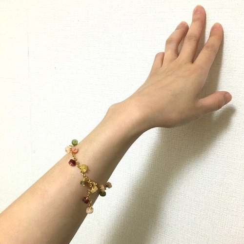 スパンコールのマルチカラーブレスレット ブレスレット paddle 通販