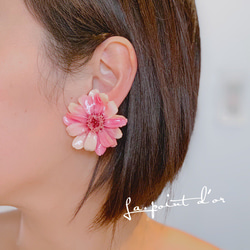 Zinnia    earrings 2枚目の画像