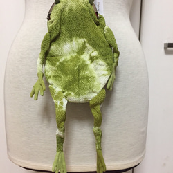 蛙のガマ口ポーチ 2枚目の画像