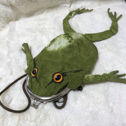 蛙のがま口ポーチ がま口 Schizkkha 通販 15972413｜Creema(クリーマ)