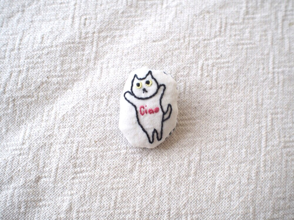 Ciaoねこブローチ 1枚目の画像