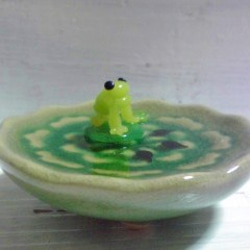 緑器カエル 2枚目の画像