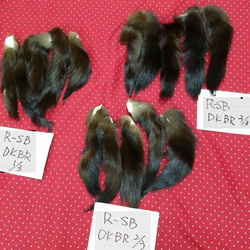 ロシアンセーブル尾っぽ（テール）ダークブラウン１／３ 3枚目の画像
