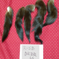 ロシアンセーブル尾っぽ（テール）ダークブラウン１／３ 1枚目の画像