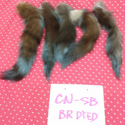 カナディアンセーブル尾っぽ（テール）ブラウン染め ＣＮ－ＳＢ 2枚目の画像
