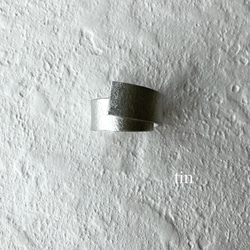 錫（スズ）ロングリング1cm 3枚目の画像