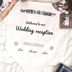 フラッグ 結婚式 プレ花嫁 wedding ウエディングアイテム 1枚目の画像