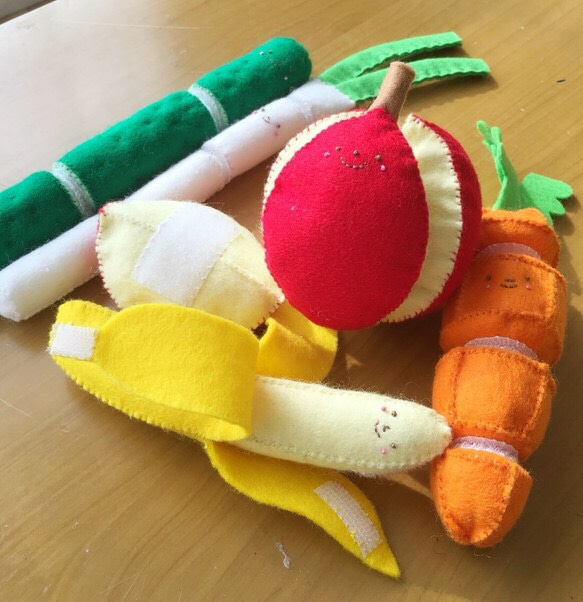 フェルト ままごと 切れるお野菜 おもちゃ・人形 愛結まま 通販