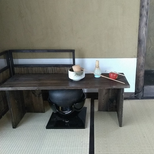 たためる和室用飾り台（花台）W90cm 受注生産品 サイドテーブル