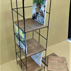 細アイアンのシューズorスリッパラック（一足7段）受注生産品 4枚目の画像