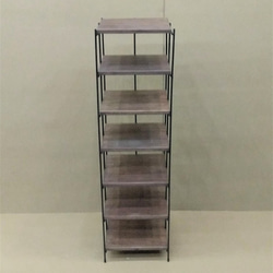 細アイアンのシューズorスリッパラック（一足7段）受注生産品 7枚目の画像