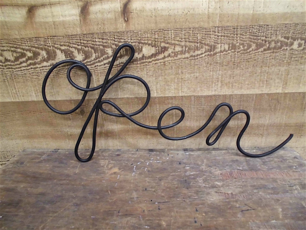 ワイヤーのオープンサイン 受注生産品 その他雑貨 takuto 通販｜Creema