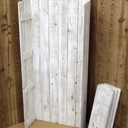 シャビーな、折りたたみ木製棚（受注生産品） 4枚目の画像
