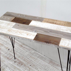 N&M様専用ページ　モザイク風天板、アイアン脚のサイドテーブル (天板のみ） 2枚目の画像