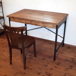 USBコンセント対応】45.Work Desk 90×40 色が選べる 組立工具不要