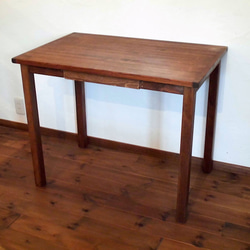 デスク｜ライトグレー｜パソコンデスク｜薄塗りモルタル｜三角脚