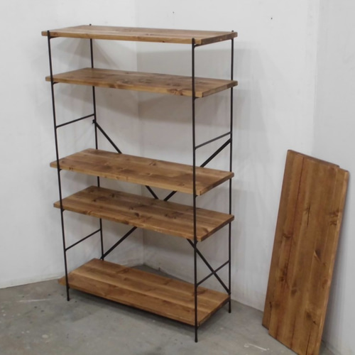 アイアン脚のシューズラック（3足7段、21足用） 靴箱・下駄箱