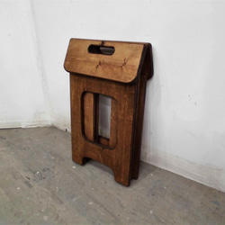 折りたたみ木製スツール　 4枚目の画像